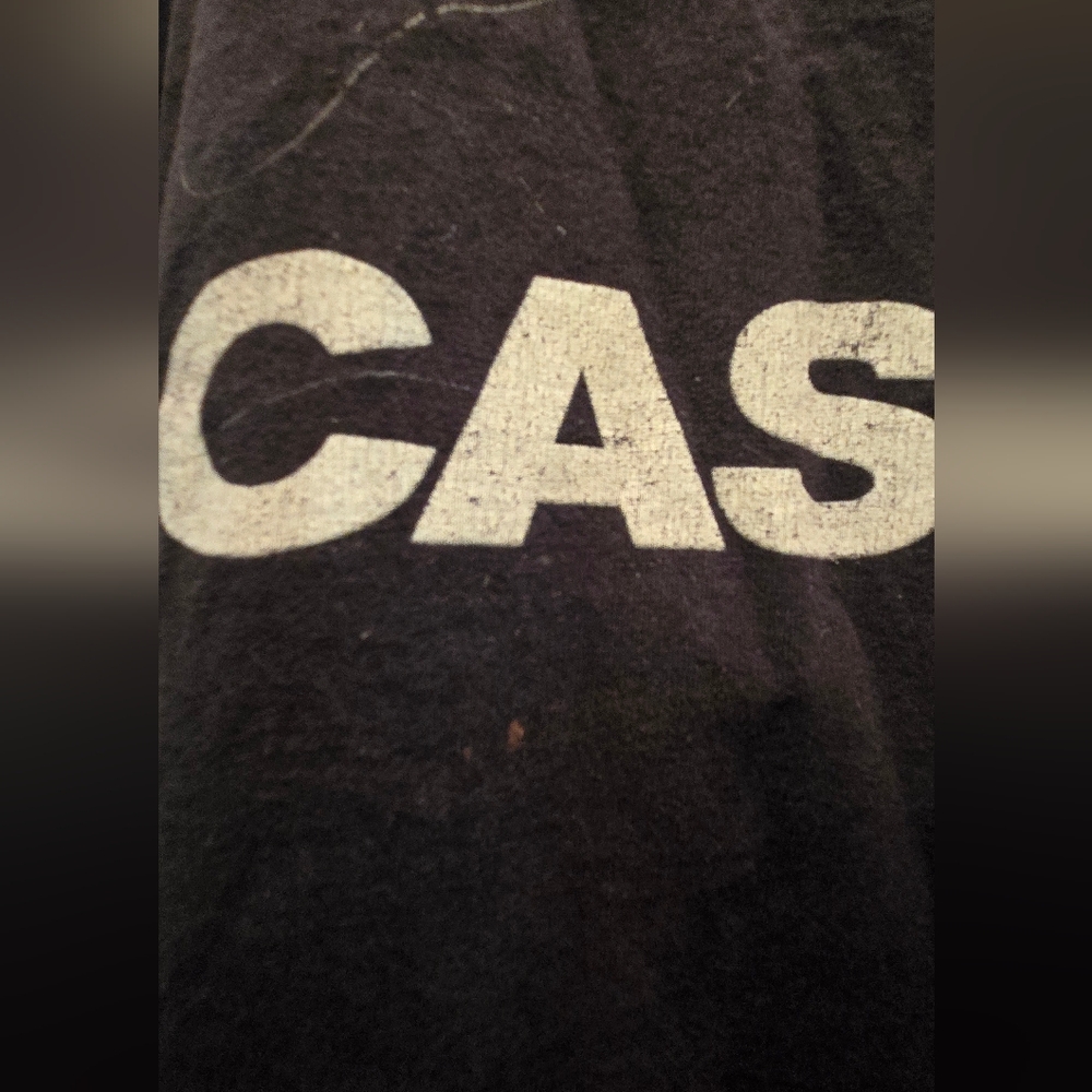 HOST PICK! 🎉🎊Jonny Cash Zion Rootswear Vintage Black Graphic Tee SzM - Picture 4 of 5